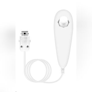 Wired Nunchuck Controller for Nintendo Wii Motion Control White Compatible